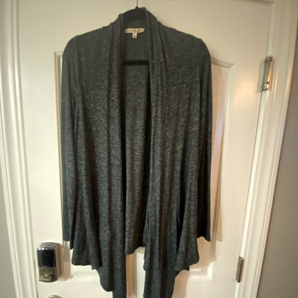 This is a comfy cozy cardigan and a great piece of clothing for your closet.